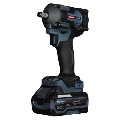 ROWEL บล็อกกระแทกไร้สาย 20V 380 N.m DIW380 พร้อมแบตและแท่นชาร์จ ROWEL บล็อกกระแทกไร้สาย 20V 380 N.m DIW380 พร้อมแบตและแท่นชาร์จ