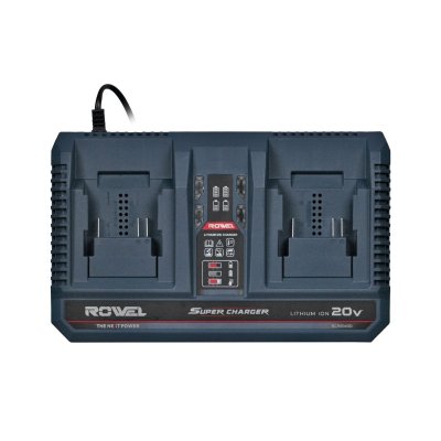 ROWEL เครื่องชาร์จแบตเตอรี่ 2 พอร์ท 20V 4.0A รุ่น BCR2040D