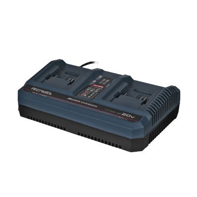 ROWEL เครื่องชาร์จแบตเตอรี่ 2 พอร์ท 20V 4.0A รุ่น BCR2040D