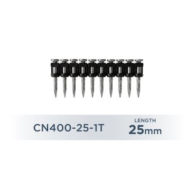 ROWEL CN400 ตะปูยิงคอนกรีตสำหรับเครื่องยิงตะปู ROWEL DNG400 มีให้ลือก 3 ขนาด 19mm, 22mm, 25mm
