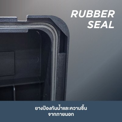 ROWEL ชุดกล่องเครื่องมือ TIERED STACK 2.0 รุ่น TBS550/S ระบบ Quick Connect กันน้ำกันฝุ่น IP65 พร้อมล้อ 7 นิ้ว