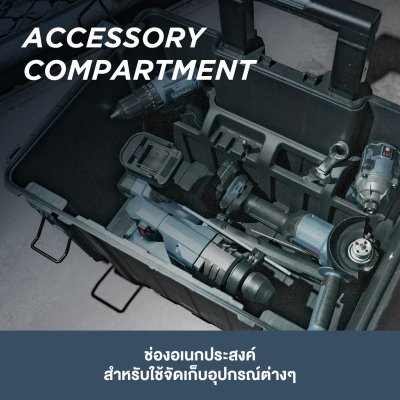 ROWEL กล่องเครื่องมือ TIERED STACK 2.0 รุ่น TBS150 / TBS170 / TBS450 / TBS550 ระบบ Quick Connect กันน้ำกันฝุ่น IP65