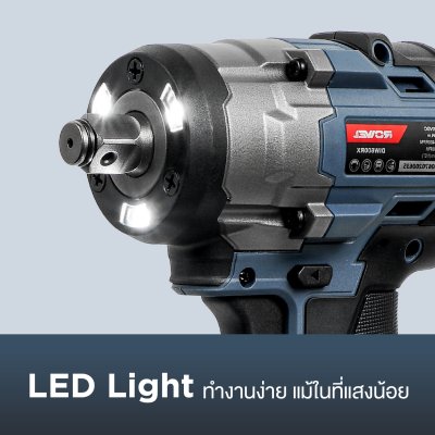 ROWEL บล็อกกระแทกไร้สาย 20V 1/2" 800Nm RX Series รุ่น DIW800RX-S