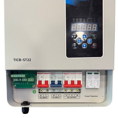 TORQUE ตู้ควบคุมปั๊มน้ำ 2200W ระบบโซลาร์ ไฮบริด อินเวอร์เตอร์ รุ่น TICB-ST22