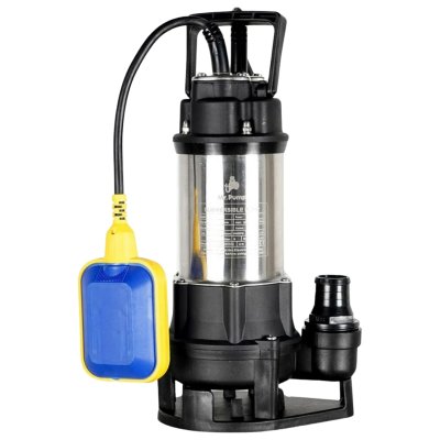 ปั๊มจุ่ม 180 วัตต์ ท่อส่ง 1.25 นิ้ว Mr.Pump รุ่น VP180, VP180F (พร้อมสวิตช์ลูกลอย) | สำหรับสูบน้ำเสียและน้ำสะอาด