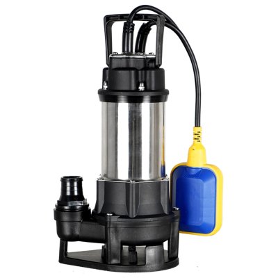 ปั๊มจุ่ม 180 วัตต์ ท่อส่ง 1.25 นิ้ว Mr.Pump รุ่น VP180, VP180F (พร้อมสวิตช์ลูกลอย) | สำหรับสูบน้ำเสียและน้ำสะอาด