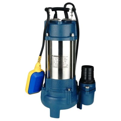 TORQUE ปั๊มจุ่ม ปั๊มแช่ ไดโว่ ขนาด 550 วัตต์ ท่อส่ง 2" รุ่น DS550F (พร้อมลูกลอย) สำหรับดูดน้ำเสีย