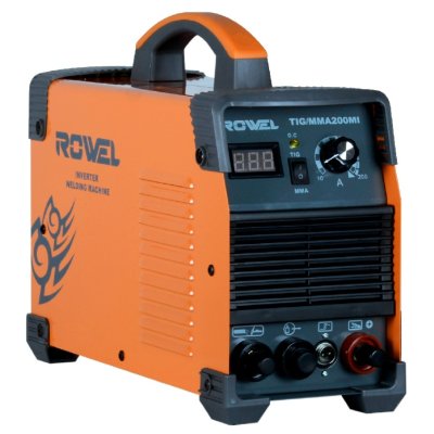 เครื่องเชื่อมอินเวอร์เตอร์ 2 ระบบ 200 แอมป์ 220 โวลต์ ROWEL รุ่น TIG/MMA200MI