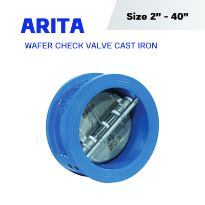 ARITA Cast Iron Double Door Wafer Check Valve - Universal