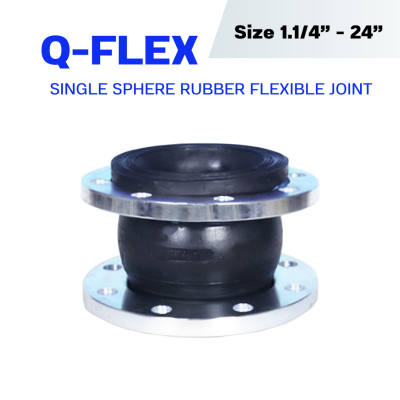 Q-FLEX QFJS Single Sphere Rubber Flexible Joint - Flanged