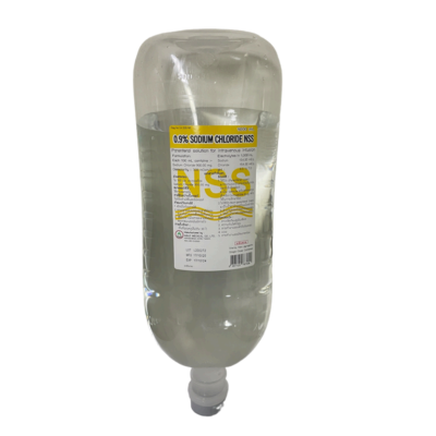 NSS 0.9% SODIUM CHLORIDE INJECTION Nomal Saline Solution 1000 ml.