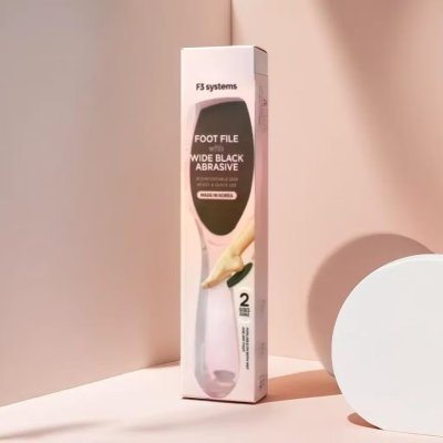 Foot brush f3 systems cute pink handle length 15 cm