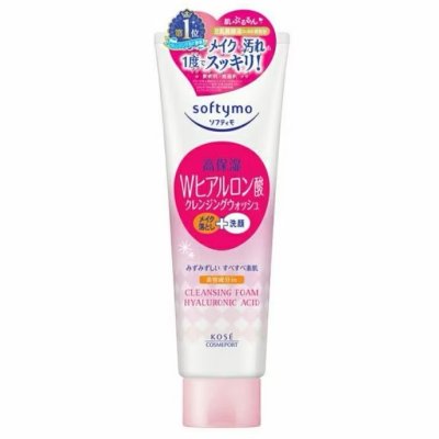 KOSE softymo CLEANSING FOAM HYALURONIC ACID 190 g.