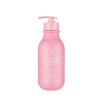 SCENTIO PINK COLLAGEN RADIANT & FIRM SHOWER SERUM