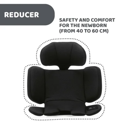 Unico Evo i-Size 360° Car Seat ISOFIX Top Tether  |  Black