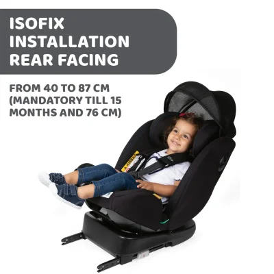 Unico Evo ISize Air Car Seat - Black