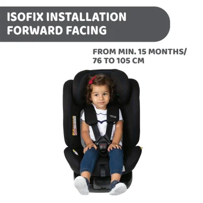 Unico Evo ISize Air Car Seat - Black