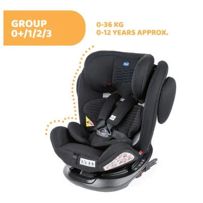 Unico Plus Air  360° Car Seat ISOFIX - Black