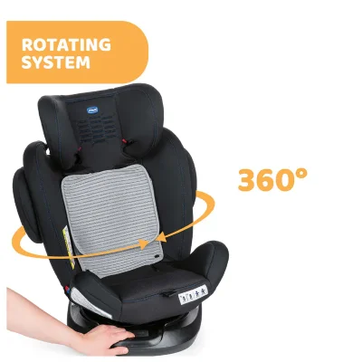 Unico Plus Air  360° Car Seat ISOFIX - Black