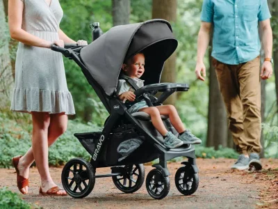 Bravo LE Cleartex Stroller - Pewter USA