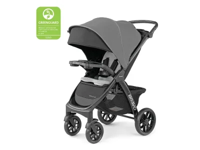 Bravo LE Cleartex Stroller - Pewter USA