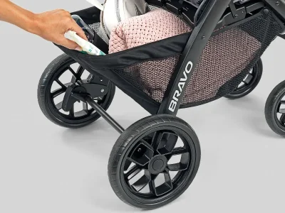 Bravo LE Cleartex Stroller - Pewter USA