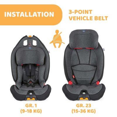 Gro-Up 123 Baby Car Seat - Ombra Gro-Up 123 Baby Car Seat - Ombra