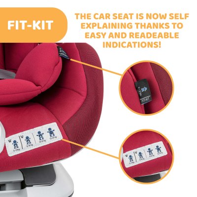 Seat Up 012 Car Seat - Red Passion