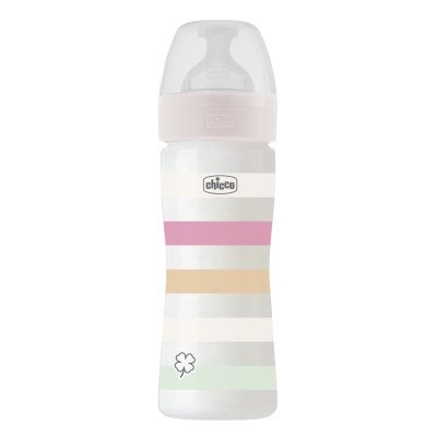 Well Being PP Feeding Bottle 250ml Medium Flow - 2M+