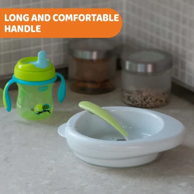 Soft Silicone Spoon Bi-Pack 6M+ (2 pack isi 2) Soft Silicone Spoon Bi-Pack 6M+ (2 pack isi 2)