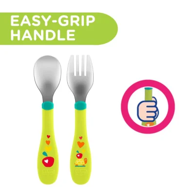 Metal Cutlery (Sendok & Garpu Makan) -18m+