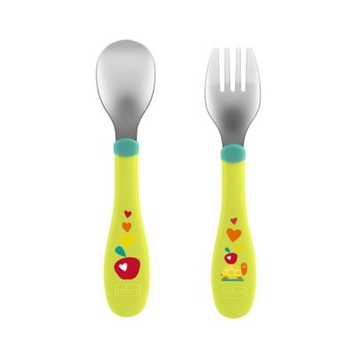 Metal Cutlery (Sendok & Garpu Makan) -18m+ Metal Cutlery (Sendok & Garpu Makan) -18m+