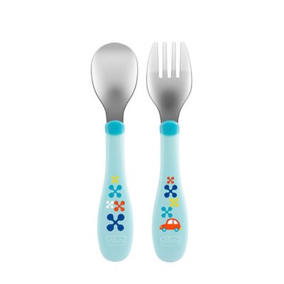 Metal Cutlery (Sendok & Garpu Makan) -18m+ Metal Cutlery (Sendok & Garpu Makan) -18m+