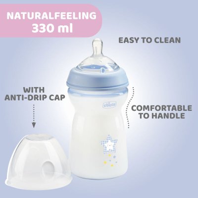 Natural Feeling Anti-Colic Feeding Bottle PP 250ml - 2M+