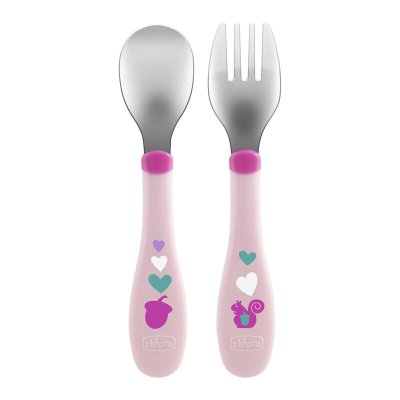 Metal Cutlery (Sendok & Garpu Makan) -18m+ Metal Cutlery (Sendok & Garpu Makan) -18m+