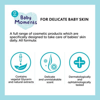 Baby Moments Massage Oil for Sensitive Skin 200ml - 0M+