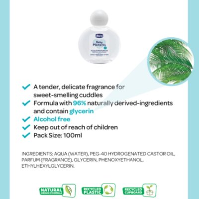 Baby Moments Sweet Perfumed Water  and Eau De Cologne 100ml - 0M+