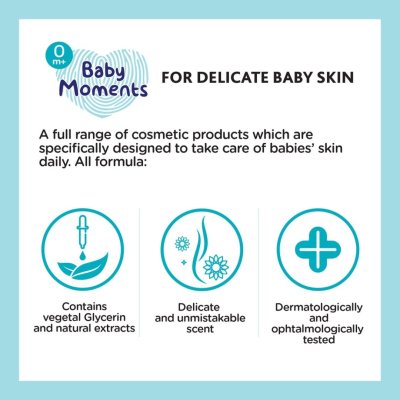 Baby Moments Sweet Perfumed Water  and Eau De Cologne 100ml - 0M+