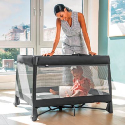 Chicco Dash Playard Portable Baby Crib - Charcoal