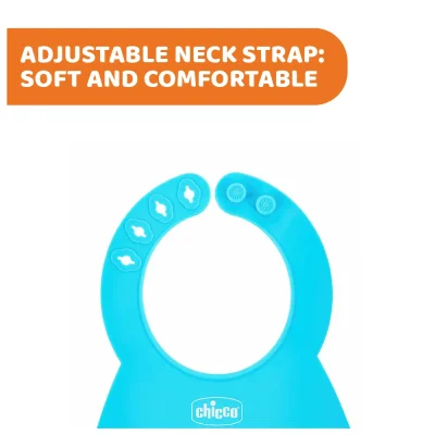 Easy Roll Silicone Bib with Crumble Catcher