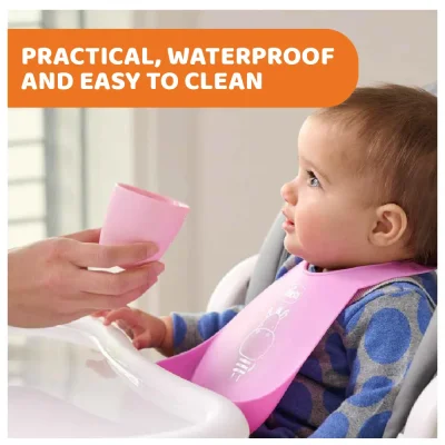 Easy Roll Silicone Bib with Crumble Catcher