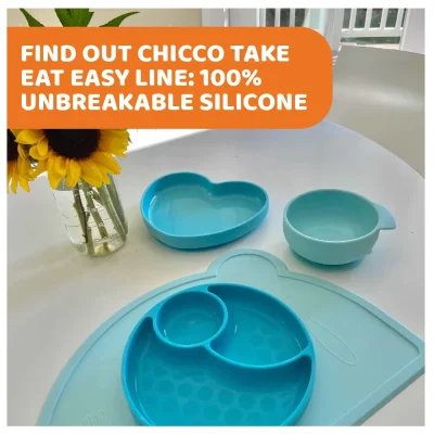 Easy Roll Silicone Bib with Crumble Catcher