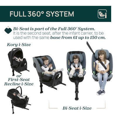 Bi-Seat i-Size Air Without Base (61-150cm)