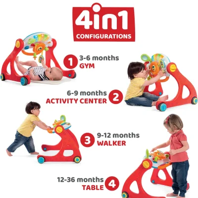 Toy Grow and Walk Gym 4in1 - 3M+