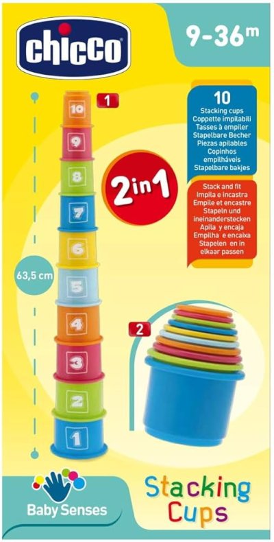 Colorful Stacking Cup Toy - 9M+