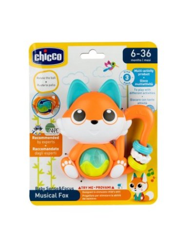 Musical Fox & Lighting Turtle Rattle 6M+