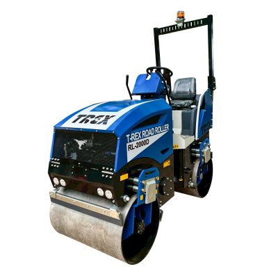 รถบดนั่งขับ T-REX RL2000D | ระบบสั่นสะเทือนคู่ บดแน่นเต็มกำลัง เหมาะงานถนนระดับโปร