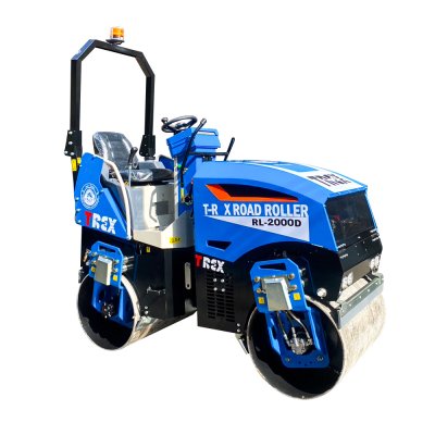 รถบดนั่งขับ T-REX RL2000D | ระบบสั่นสะเทือนคู่ บดแน่นเต็มกำลัง เหมาะงานถนนระดับโปร