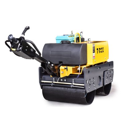 รถบดเดินตาม T-REX RL900DZ | 9HP แรงอัด 30KN ลูกกลิ้งคู่ เอวอ่อน