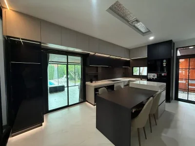 Pool villa for sale or rent Pattaya Land and House Village Soi Map Ta To